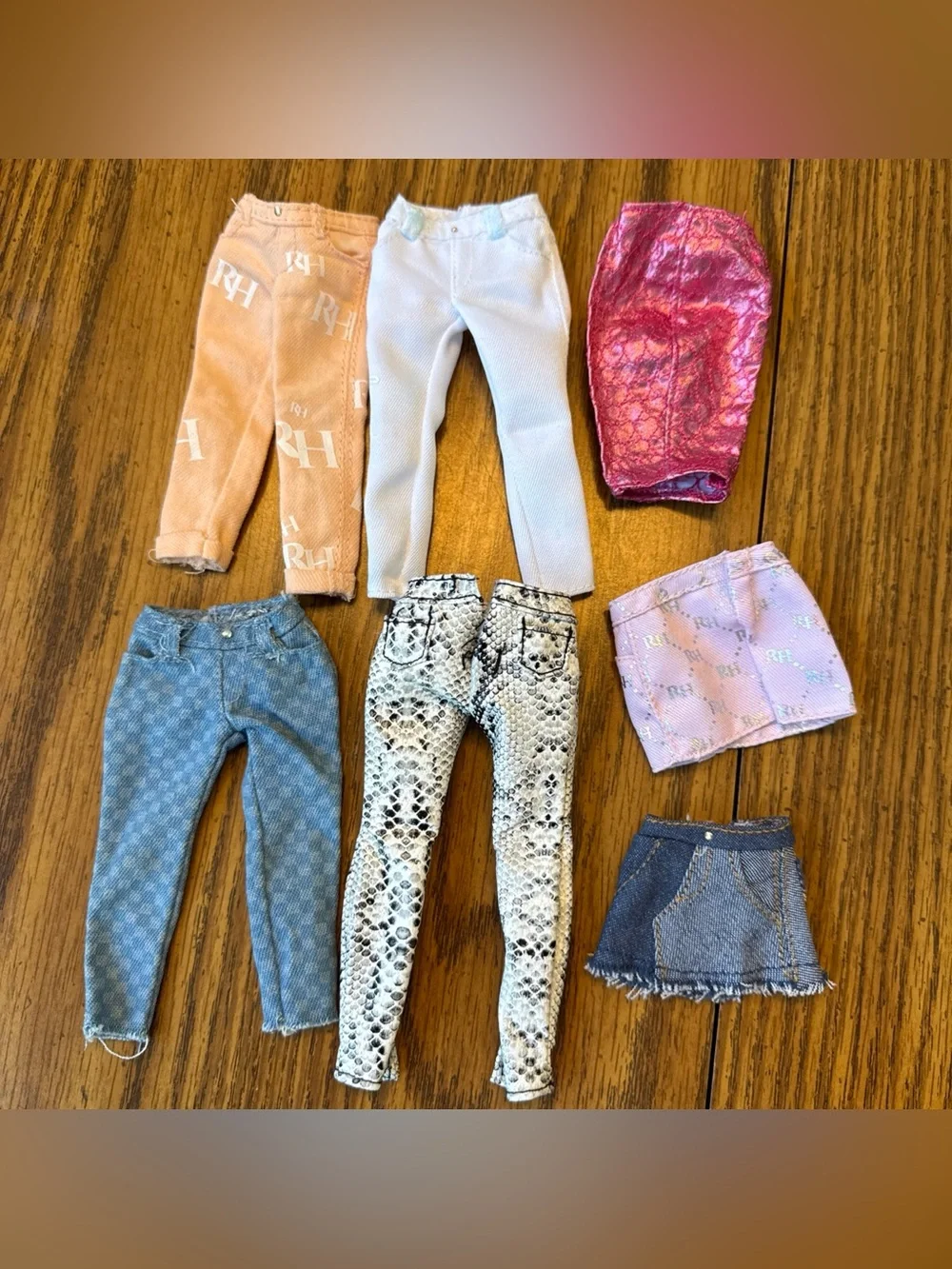 Huge lot of rainbow high doll clothes, shoes, boots, accessories